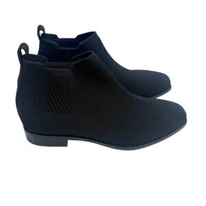 VIVAIA Women's 39 US 8 Ryan Pro Chelsea Boot Slip on Knit Boot Shoes Black
